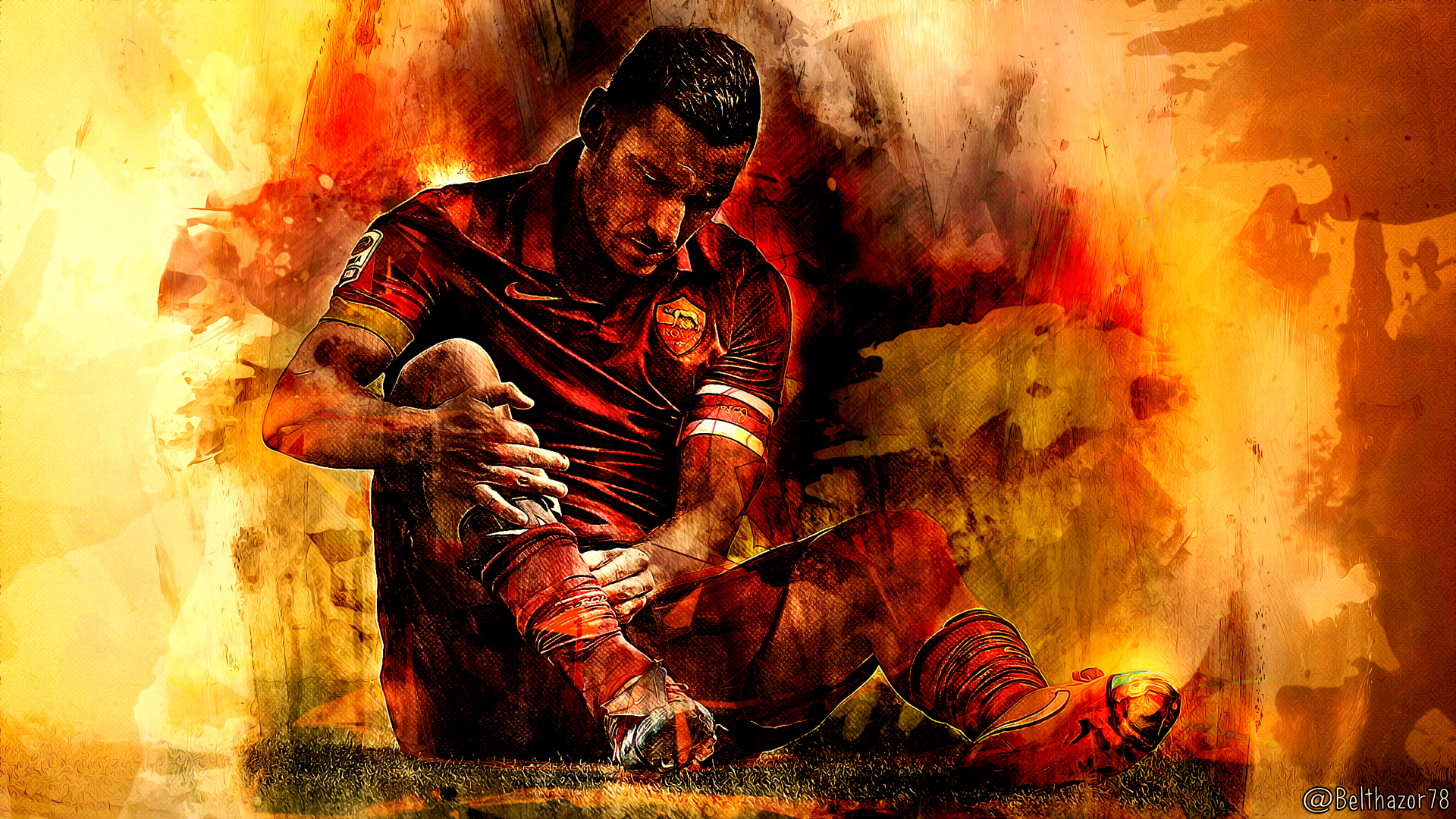 欢迎来到地狱!米兰球迷赛前Tifo:红色魔鬼凝视球场